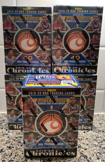 2019-20 Panini Chronicles Basketball Blaster Box Lot (x5) - Factory Sealed