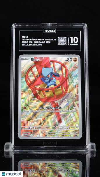 Mega Evolution Riolu Holo Black Star Promo TAG 10 #010