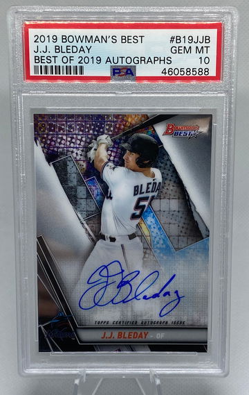 J.J Bleday Bowman's Best Auto PSA 10