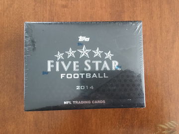 2014 topps five star football hobby box