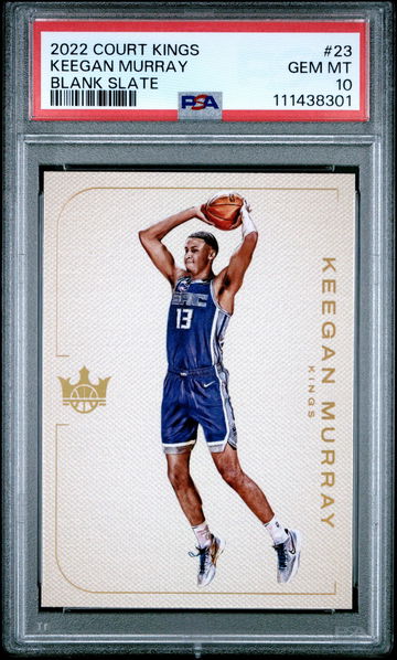 2022 Court Kings Blank Slate Keegan Murray #23 PSA 10
