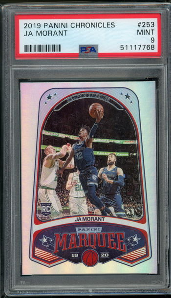 2019 Chronicles Marquee Ja Morant PSA 9 