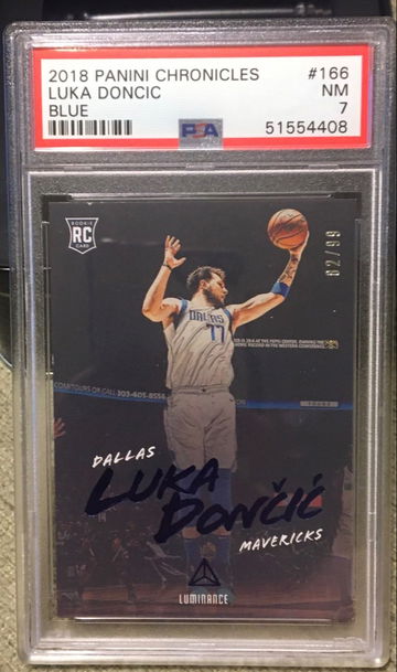 Luka Doncic Chronicles Blue /99