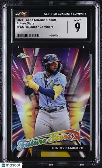 2024 Topps Chrome Update Junior Caminero #FSU-18 Future Stars CGC 9