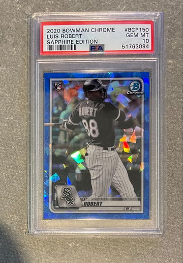 Luis Robert 2020 Bowman Sapphire PSA10 