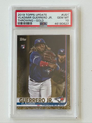 2019 Topps Update Vladimir Guerrero Jr Gold #/2019 PSA 10