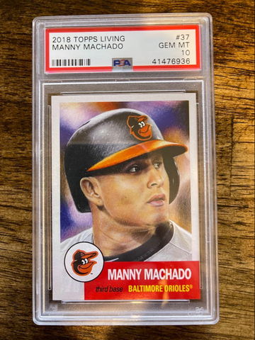 2018 Topps Living Manny Machado PSA 10