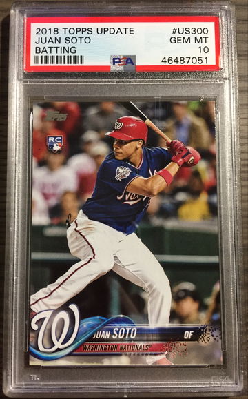 Juan Soto 2018 Topps Update US300 PSA 10