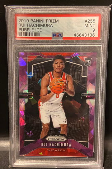 2019 Rui Hachimura Purple Ice /149 PSA 9 