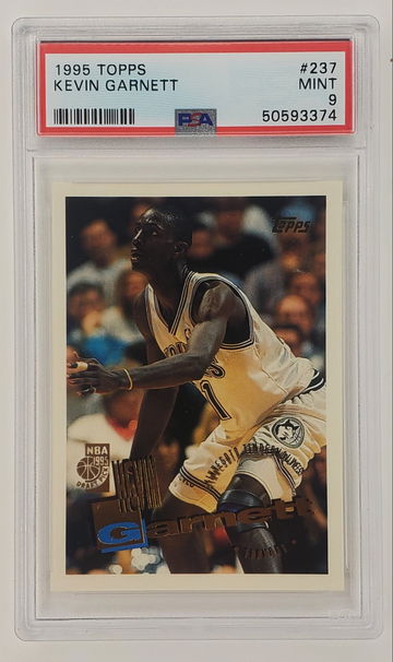Kevin Garnett PSA 9 MINT 1995 Topps Rookie #237 Minnesota Timberwolves