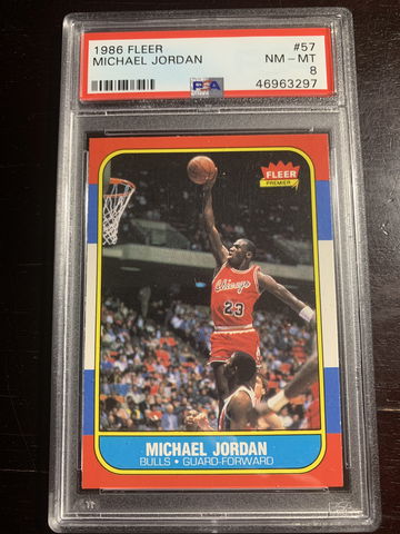 1986 Fleer #57 Michael Jordan RC PSA 10