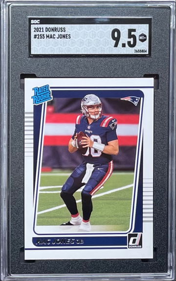 2021 Donruss Mac Jones Rookie SGC 9.5