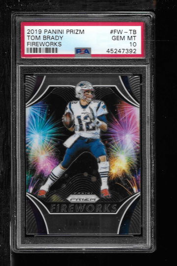 2019 PRIZM TOM BRADY FIREWORKS
