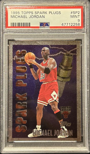 1995 Topps Spark Plugs  Michael Jordan #SP2  PSA 9