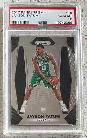 2017 Panini Prizm Jayson Tatum RC PSA 10