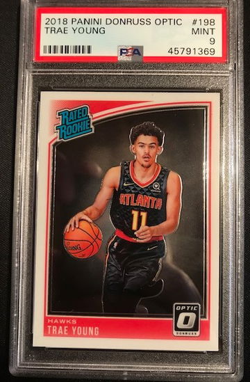 Trae Young 2018/19 Optic PSA 9