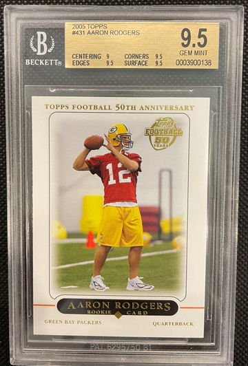 2005 Aaron Rodgers Topps Rookie 