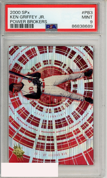 2000 SPX POWER BROKERS KEN GRIFFEY JR  #PB3  PSA 9 MINT