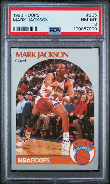 1990 Hoops Mark Jackson #205 PSA 8