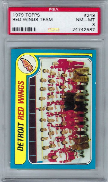 1979 Topps Detroit Red Wings #249 *PSA 8*