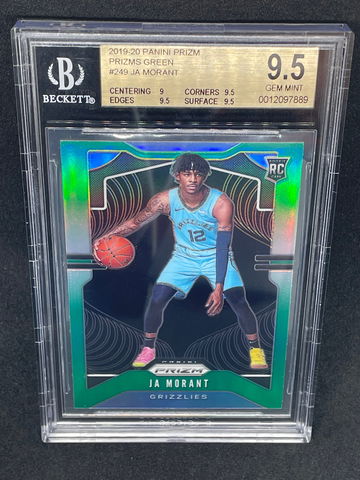 2019 Ja Morant Green Prizm