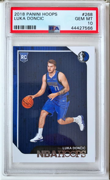2018-19 NBA HOOPS LUKA DONCIC PSA 10