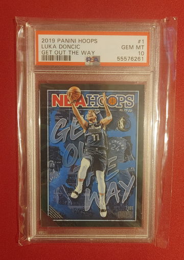 2019 Panini Hoops Luka Doncic Get Out The Way Dallas Mavericks