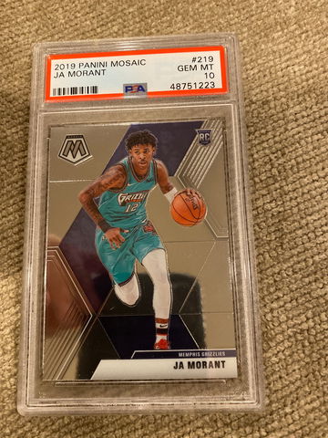 Ja morant mosaic psa 10 