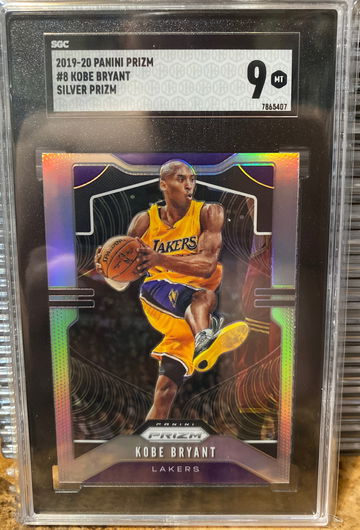 2019-20 Panini Prizm #8 Kobe Bryant Silver Prizm 9