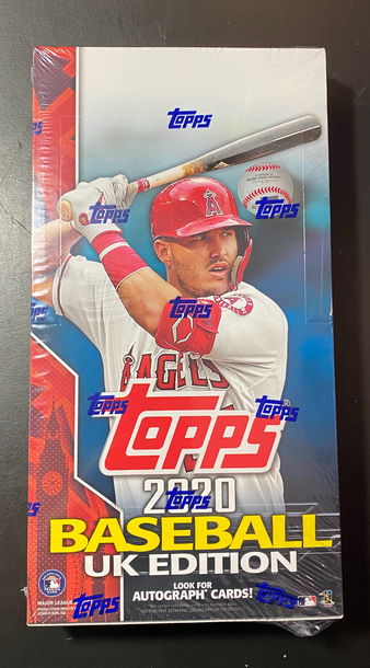 2020 Topps Baseball UK Sealed Hobby Box (1 box) 