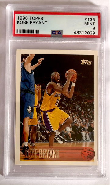 1996 Kobe Bryant Topps #138 PSA 8
