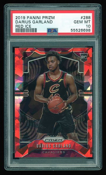 2019-20 Prizm Darius Garland Red Ice RC PSA 10 