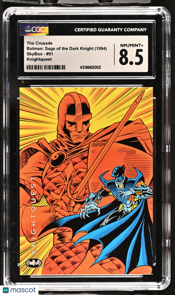 1994 SkyBox Batman: Saga of the Dark Knight The Crusade #91 Knightquest CGC 8.5