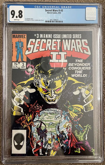 Secret Wars II #3 - 1st full appearance of Beyonder. Shipped Priority Mail