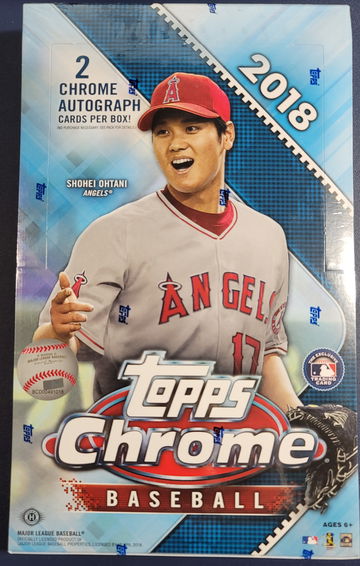 2018 TOPPS CHROME HOBBY BOX