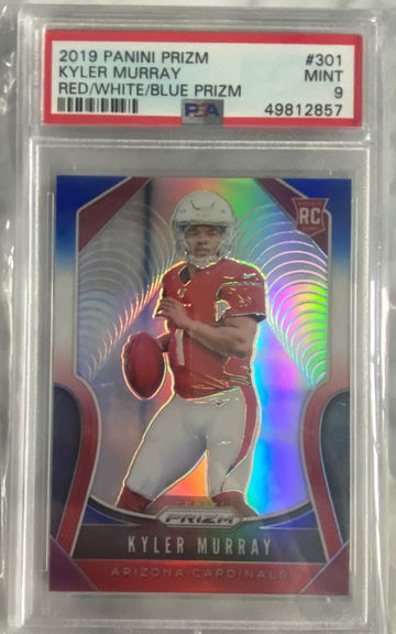 Kyler Murray 2019 Prizm Red White Blue PSA 9