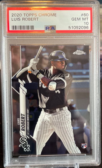 Luis Robert 2020 Topps Chrome Rookie RC PSA 10