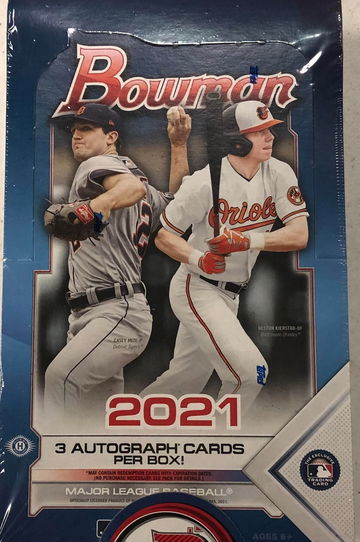2021 BOWMAN BASEBALL FACTORY SEALED HTA JUMBO BOX (SHIPS 4/28) - SUPPORT YOUR LCS!