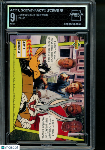 1993 Upper Deck Adventures in Toon World #Act 1 Scene 13 Arena Club 9