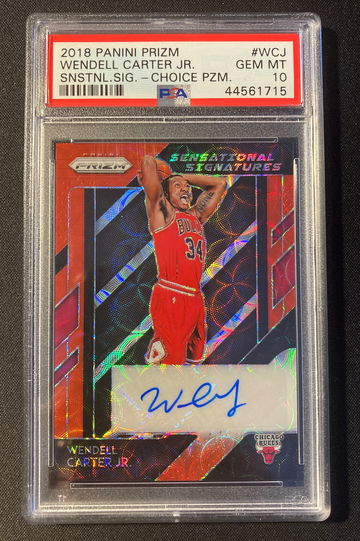 Wendell Carter Jr 2018 Choice Prizm Choice Sig