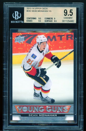 2013-14 Upper Deck #242 Sean Monahan YG BGS 9.5 Gem-Mint