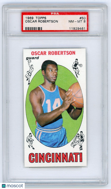 1969 Topps Oscar Robertson #50 8 PSA 8