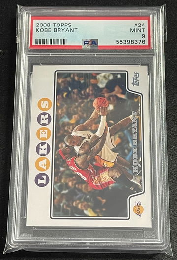 2008 Topps Kobe Bryant w/ Lebron James PSA 9 #24