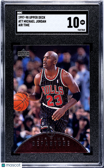 1997 Upper Deck Michael Jordan #AT7 Air Time SGC 10