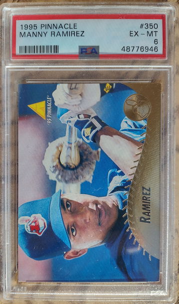 1995 Pinnacle Manny Ramirez PSA 6