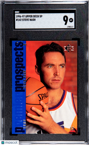 1996 Upper Deck SP Steve Nash #142 SGC 9