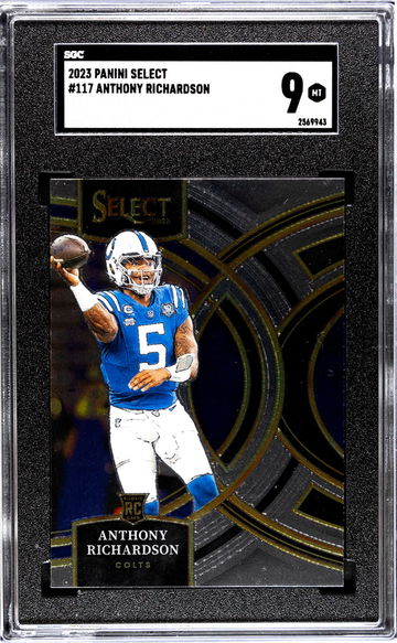 2023 Panini Select #117 Anthony Richardson SGC 9
