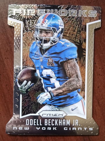 Odell Beckham Jr Fireworks Die Cut