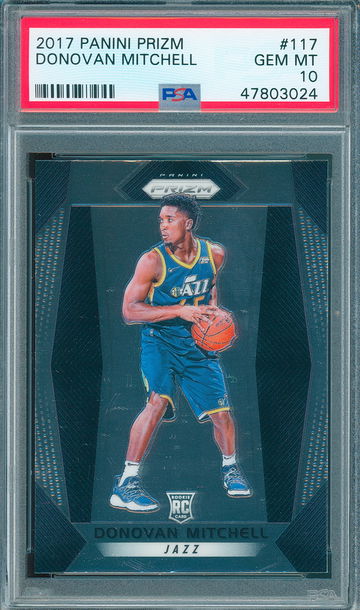 Donovan Mitchell 2017 Prizm PSA 10 (3024)