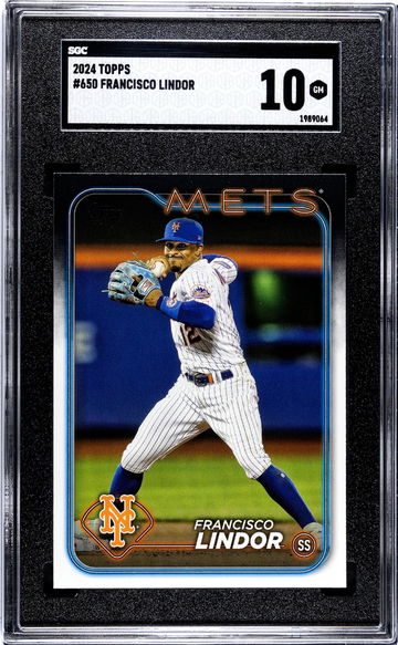 2024 Topps Series 2 Francisco Lindor #650 SGC 10